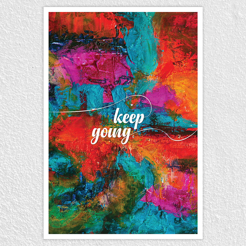 Fomo Store Posters Motivational Keep Going