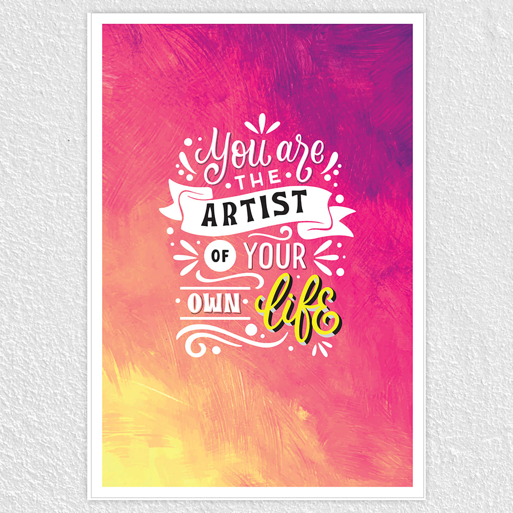 Fomo Store Posters Motivational You Are The Artist
