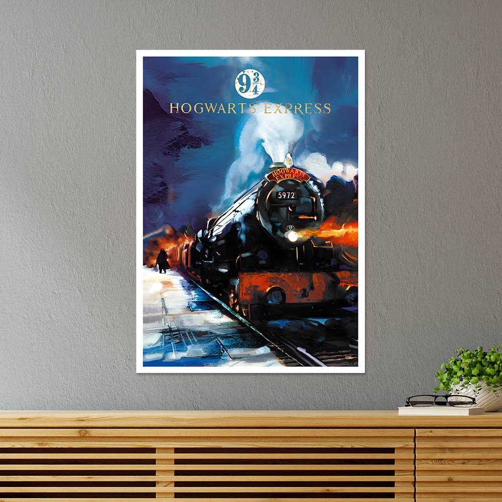 9 3/4 Hogwarts Express Movies Poster