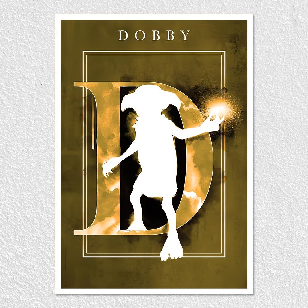 Fomo Store Posters Movies Dobby Silhouette