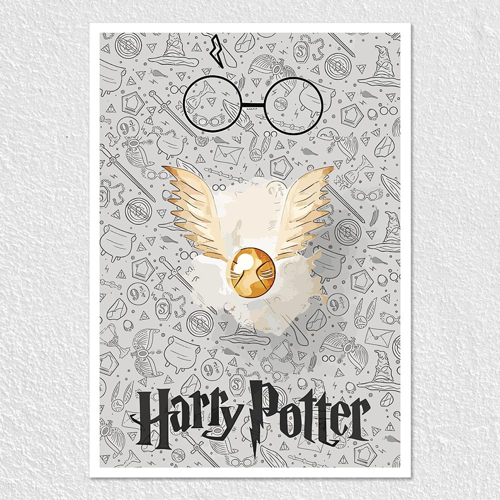 Fomo Store Posters Movies Harry Potter and Golden Snitch