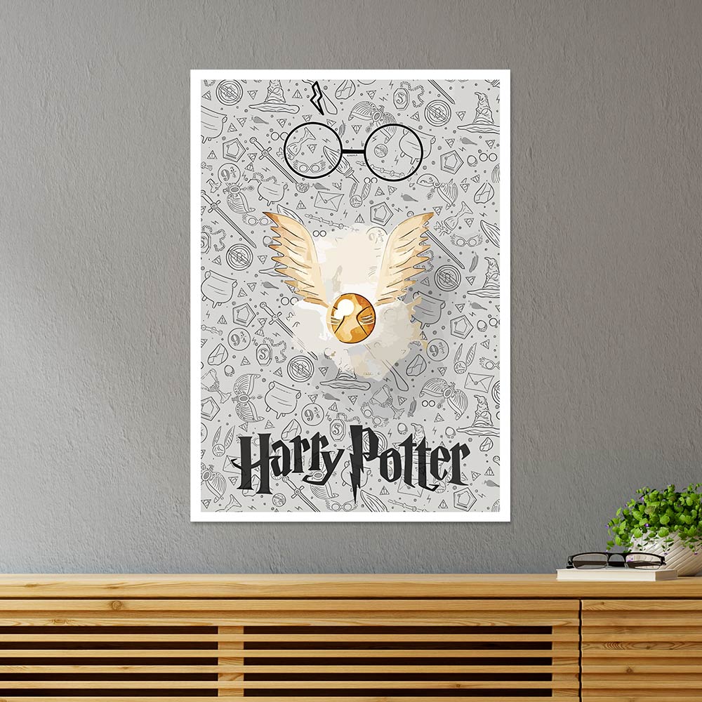 Harry Potter and Golden Snitch Movies Poster