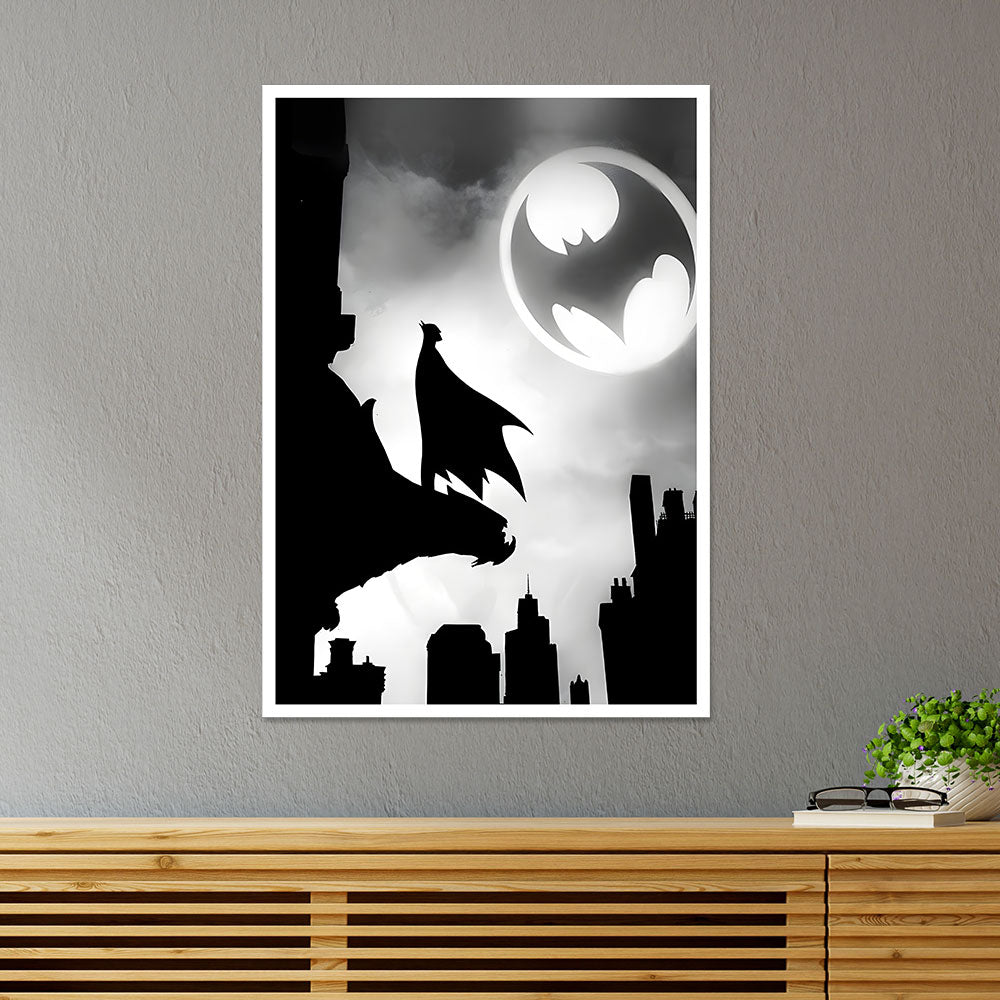 Superhero of Gotham City Batman Movies Poster