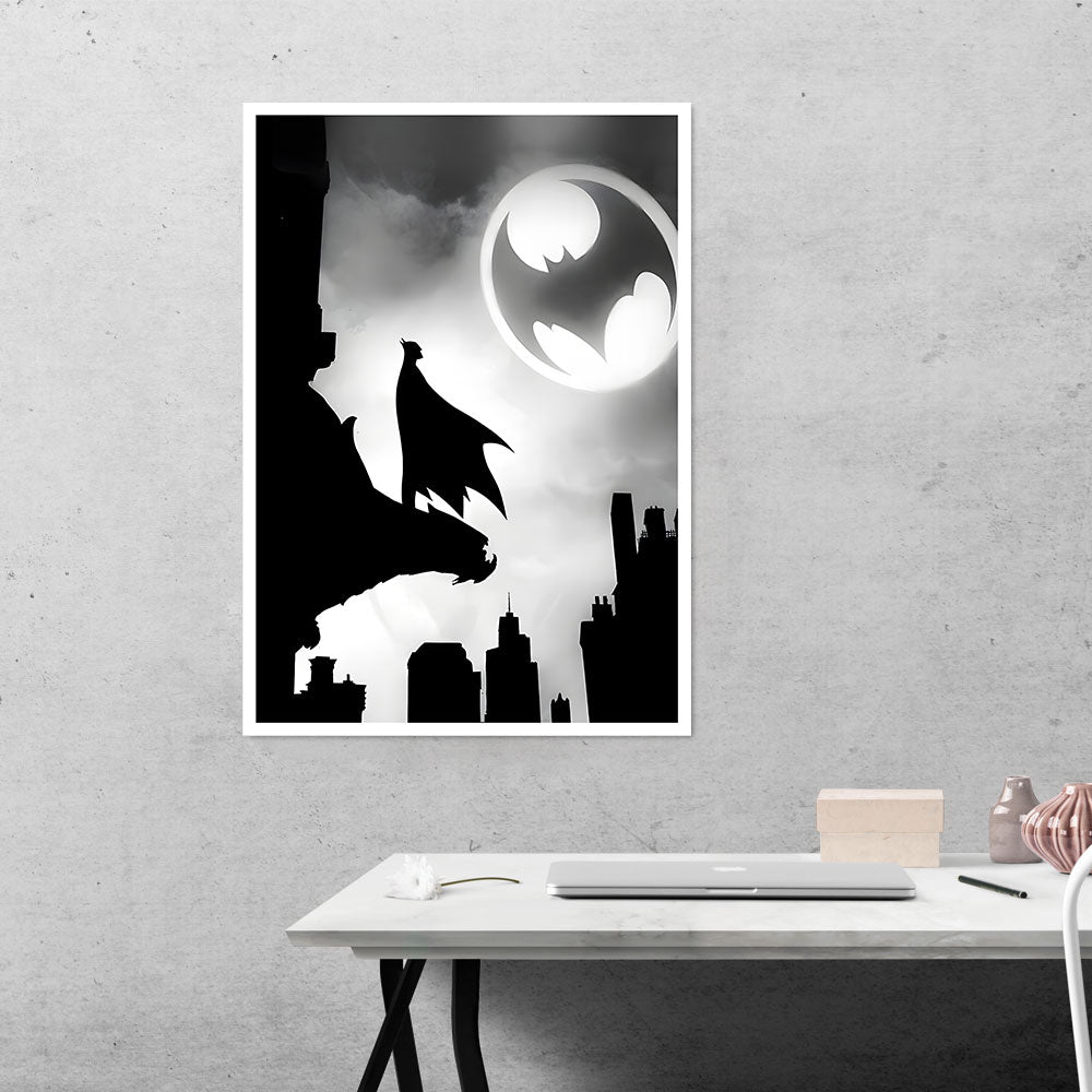 Superhero of Gotham City Batman Movies Poster