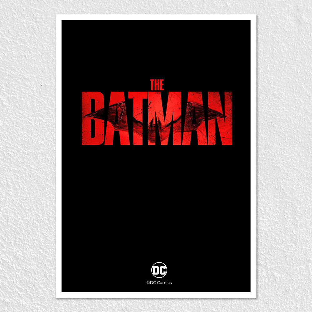 Brothers Innovation Posters Movies The Batman in Bold Red