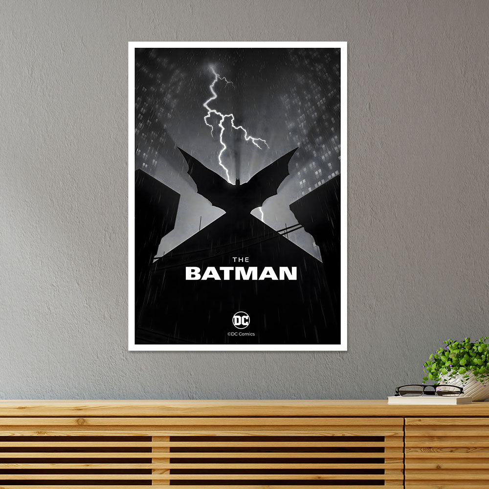 The Batman in Monochrome Movies Poster
