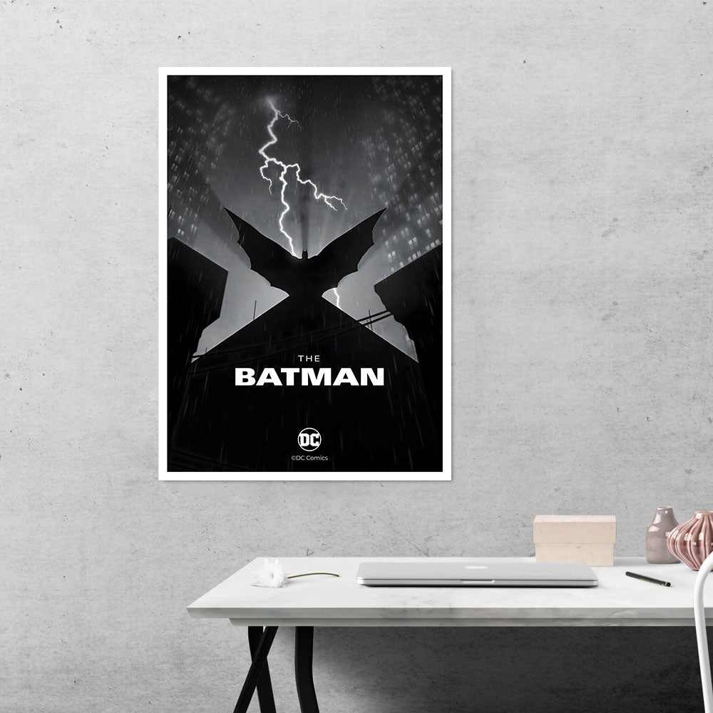 The Batman in Monochrome Movies Poster