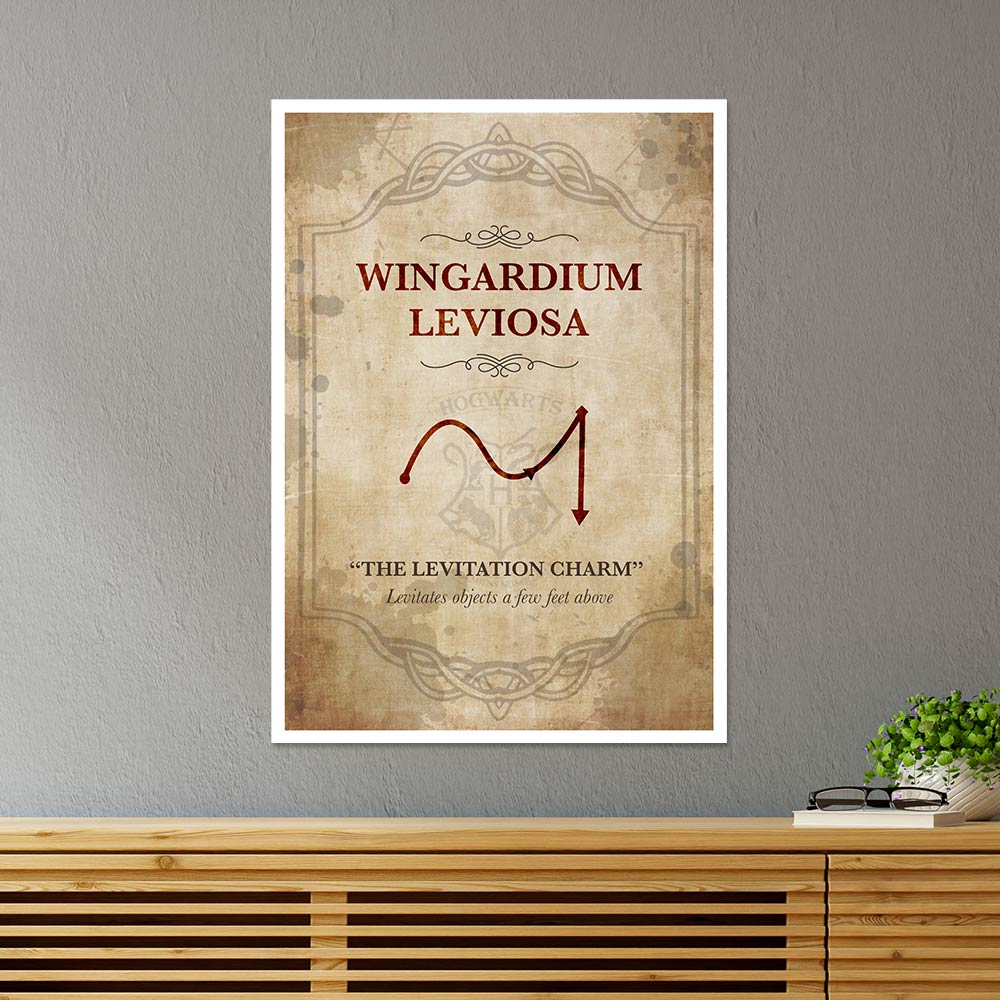 The Levitation Charm Wingardium Leviosa Movies Poster