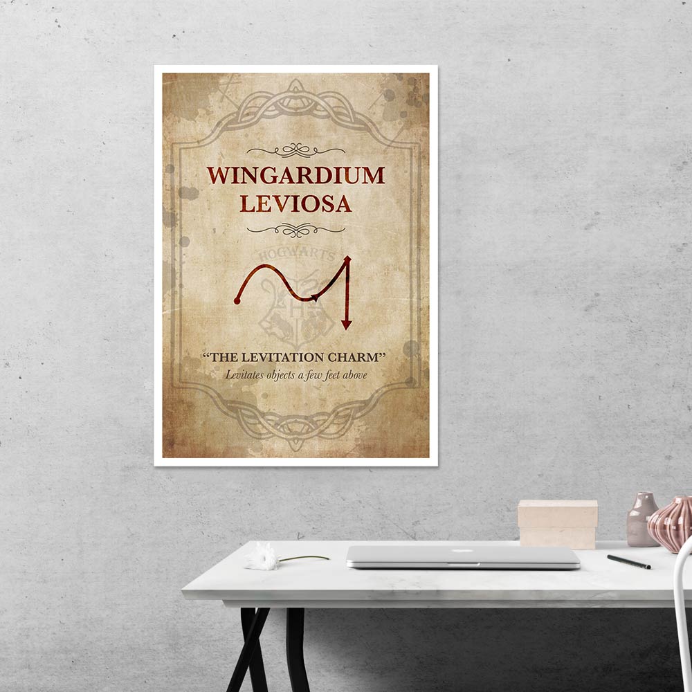 The Levitation Charm Wingardium Leviosa Movies Poster