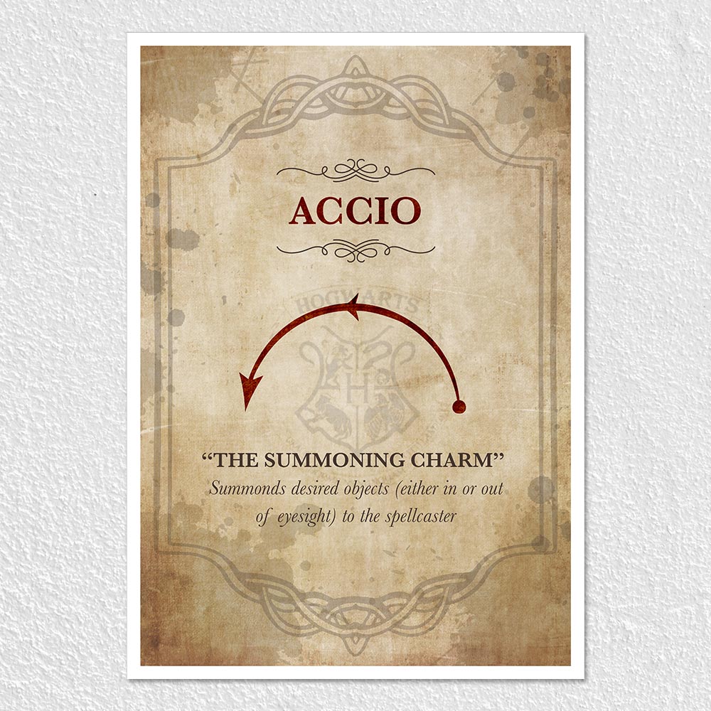 Fomo Store Posters Movies The Summoning Charm Accio