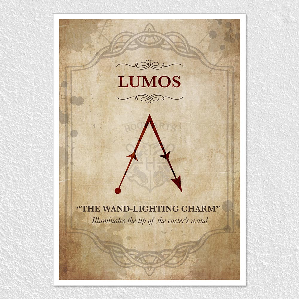 Fomo Store Posters Movies The Wand Lighting Charm Lumos
