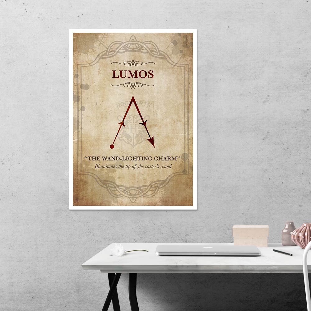 The Wand Lighting Charm Lumos Movies Poster