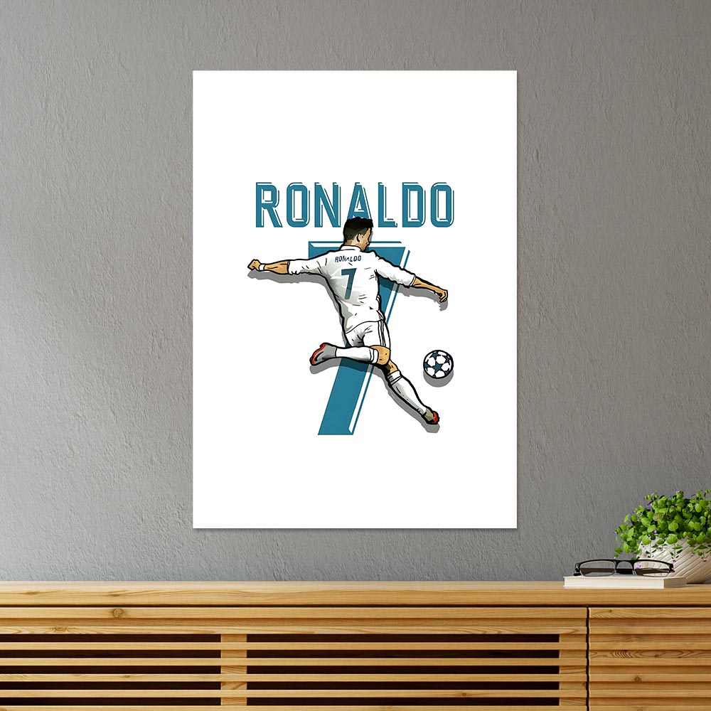 A Legacy in Motion Cristiano Ronaldo Sports Poster