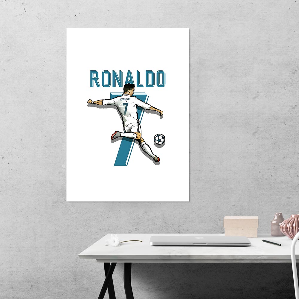A Legacy in Motion Cristiano Ronaldo Sports Poster