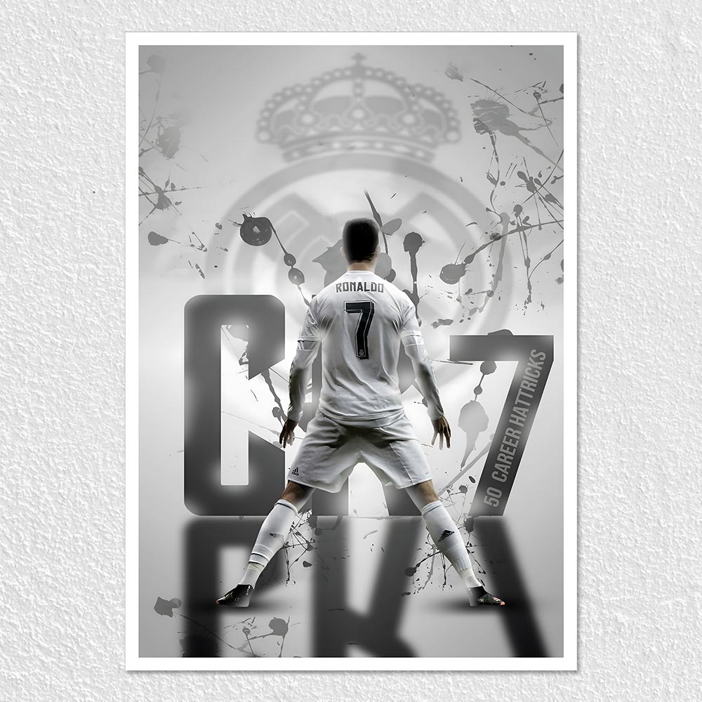 Fomo Store Posters Sports CR7 Ronaldo King of Football