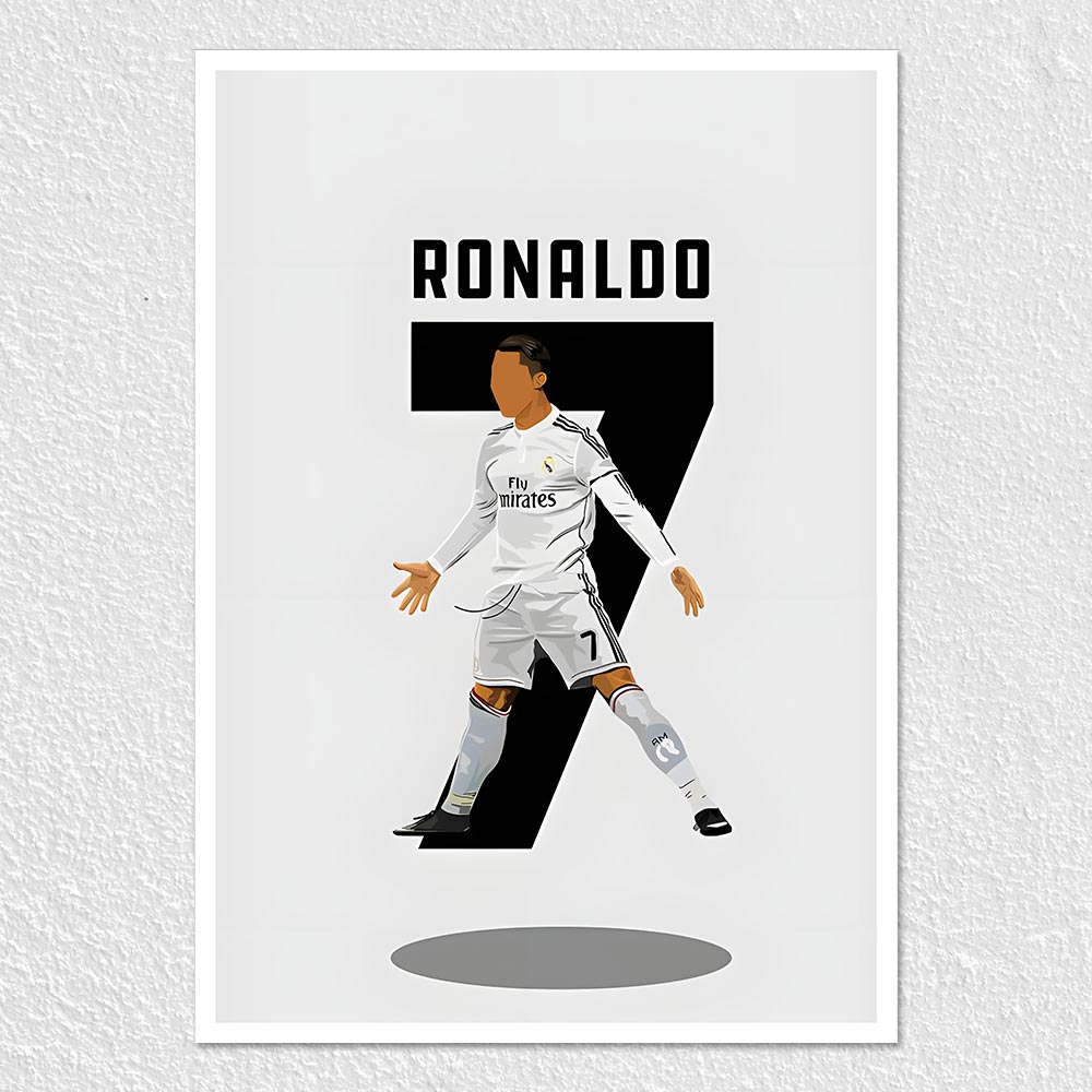 Fomo Store Posters Sports Cristiano Ronaldo Minimalist