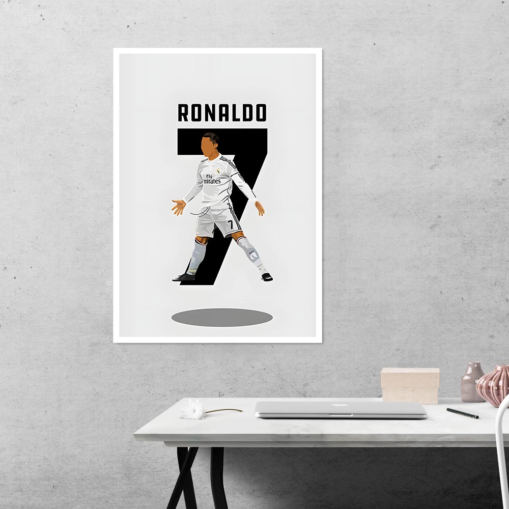Cristiano Ronaldo Minimalist Sports Poster