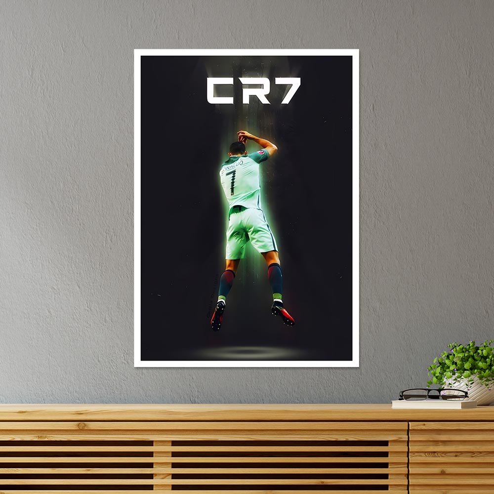 Dazzling Cristiano Ronaldo Sports Poster