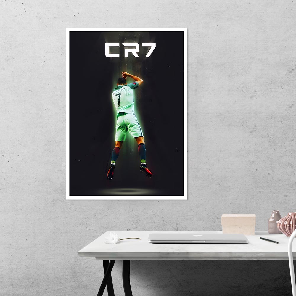 Dazzling Cristiano Ronaldo Sports Poster