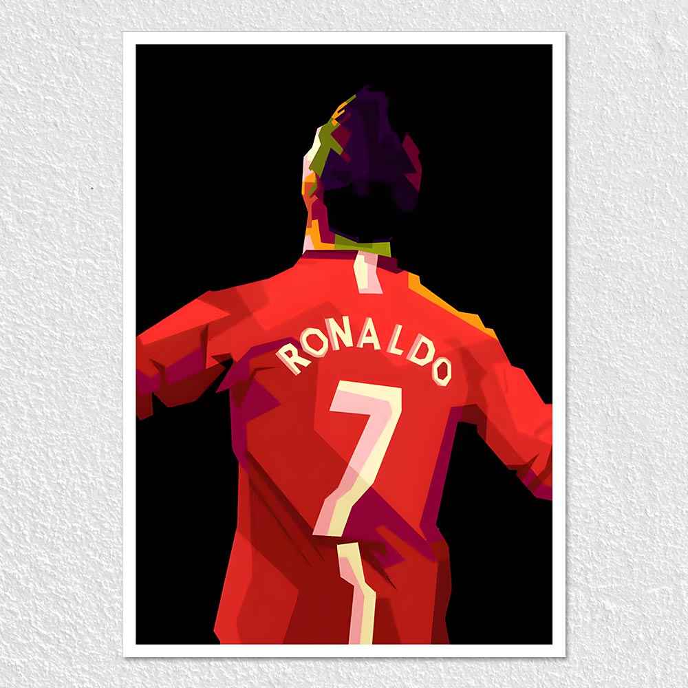 Fomo Store Posters Sports Illustration of Ronaldo 