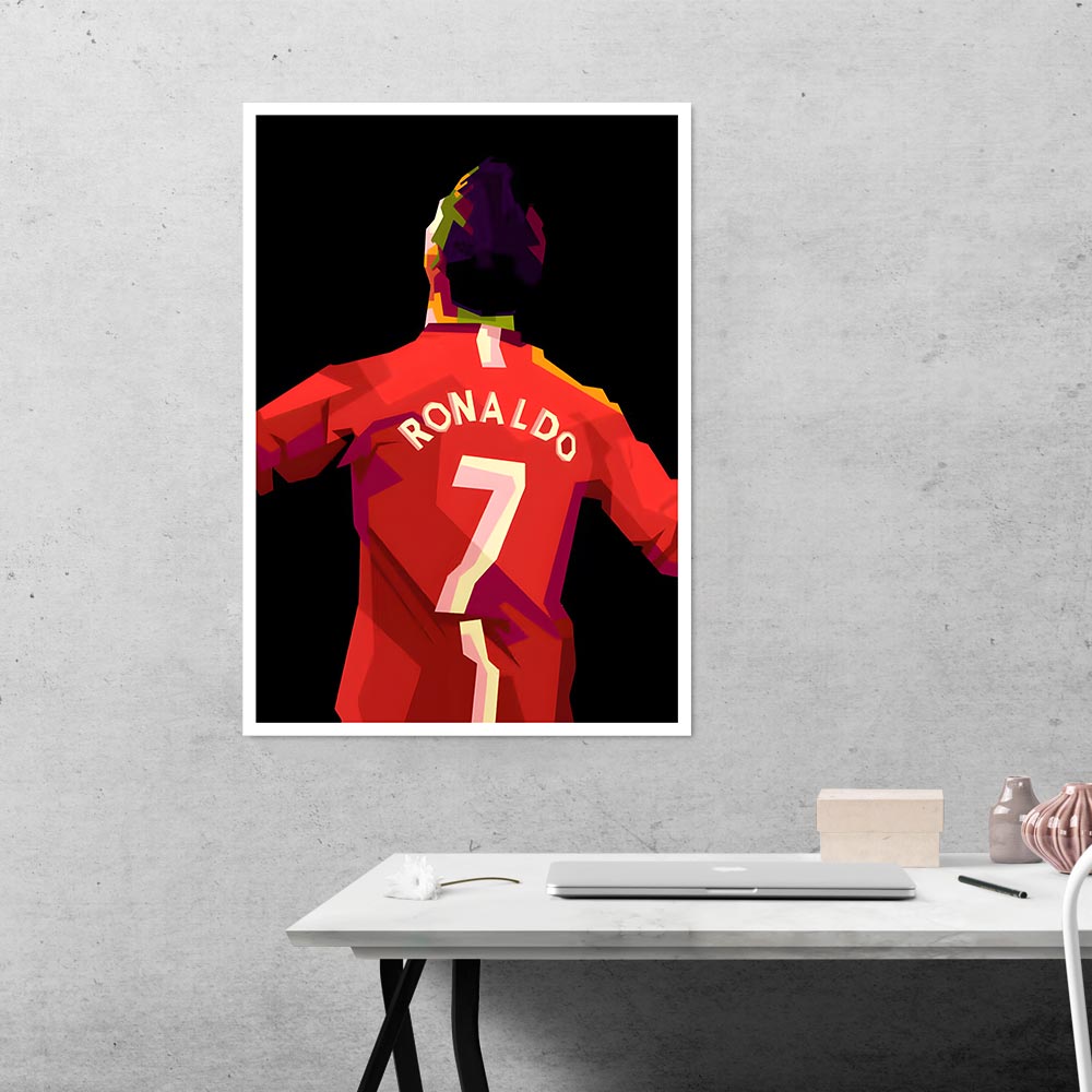 Illustration of Ronaldo Sports Poster