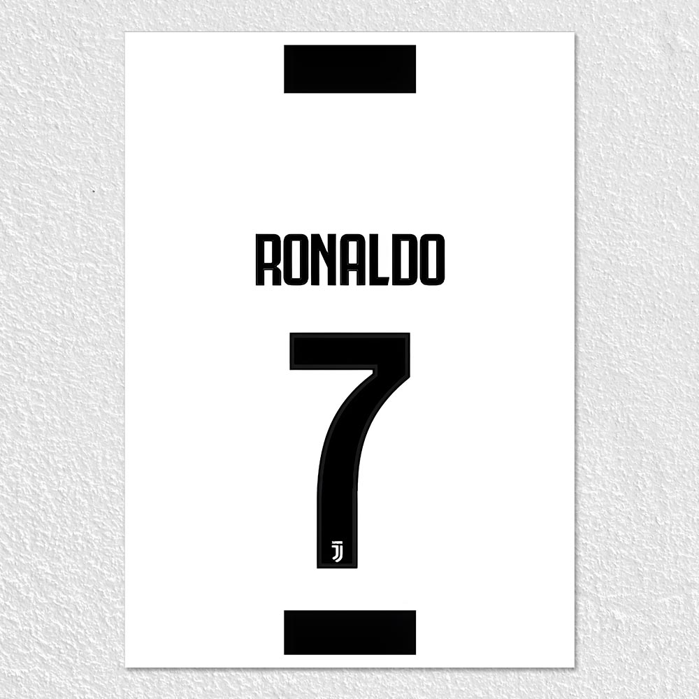 Fomo Store Posters Sports Ronaldo Black Jersey
