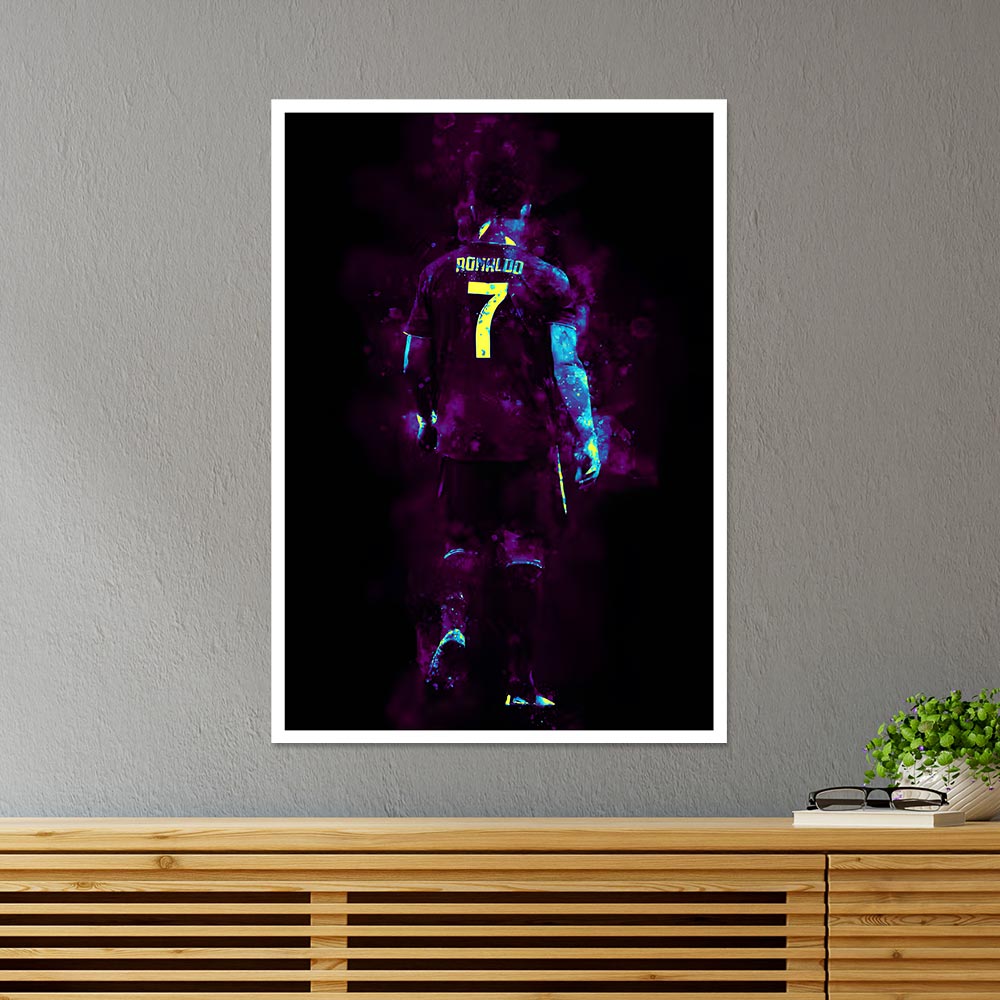 Ronaldo Shadow of Greatness Sports Poster