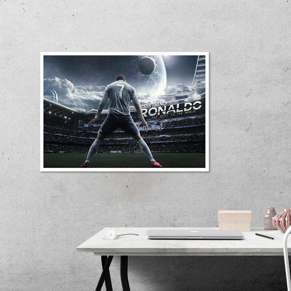 The Best in the World Ronaldo Sports Poster