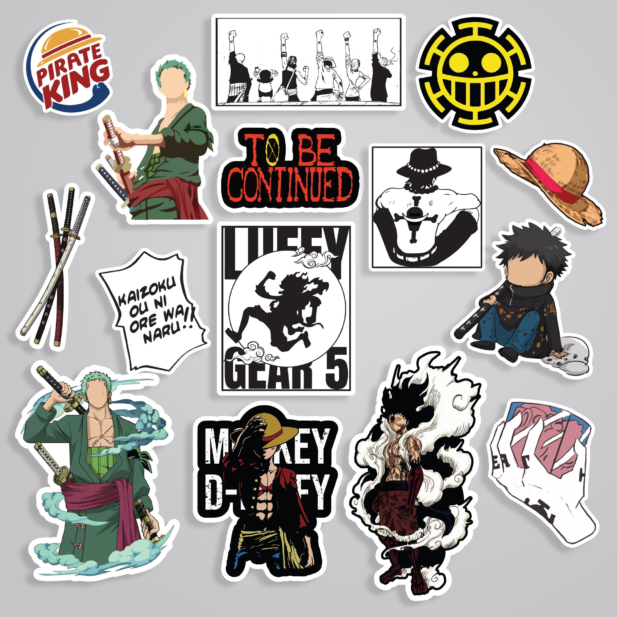 Fomo Store 15 One Piece Stickers in Pack 1