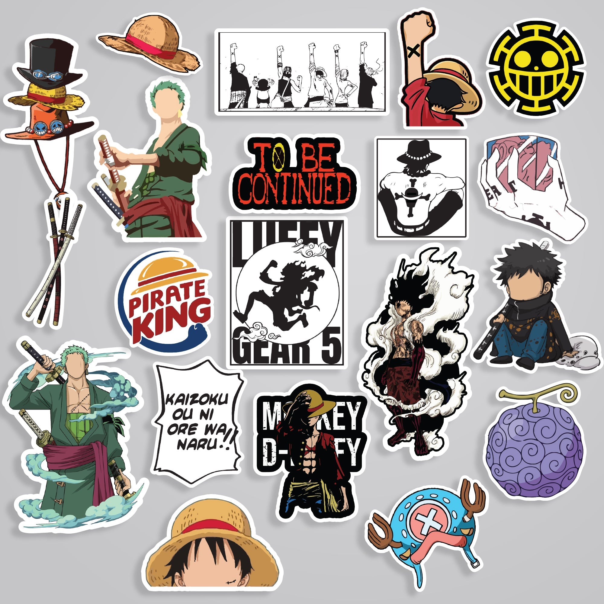 Fomo Store 20 One Piece Stickers in Pack 1