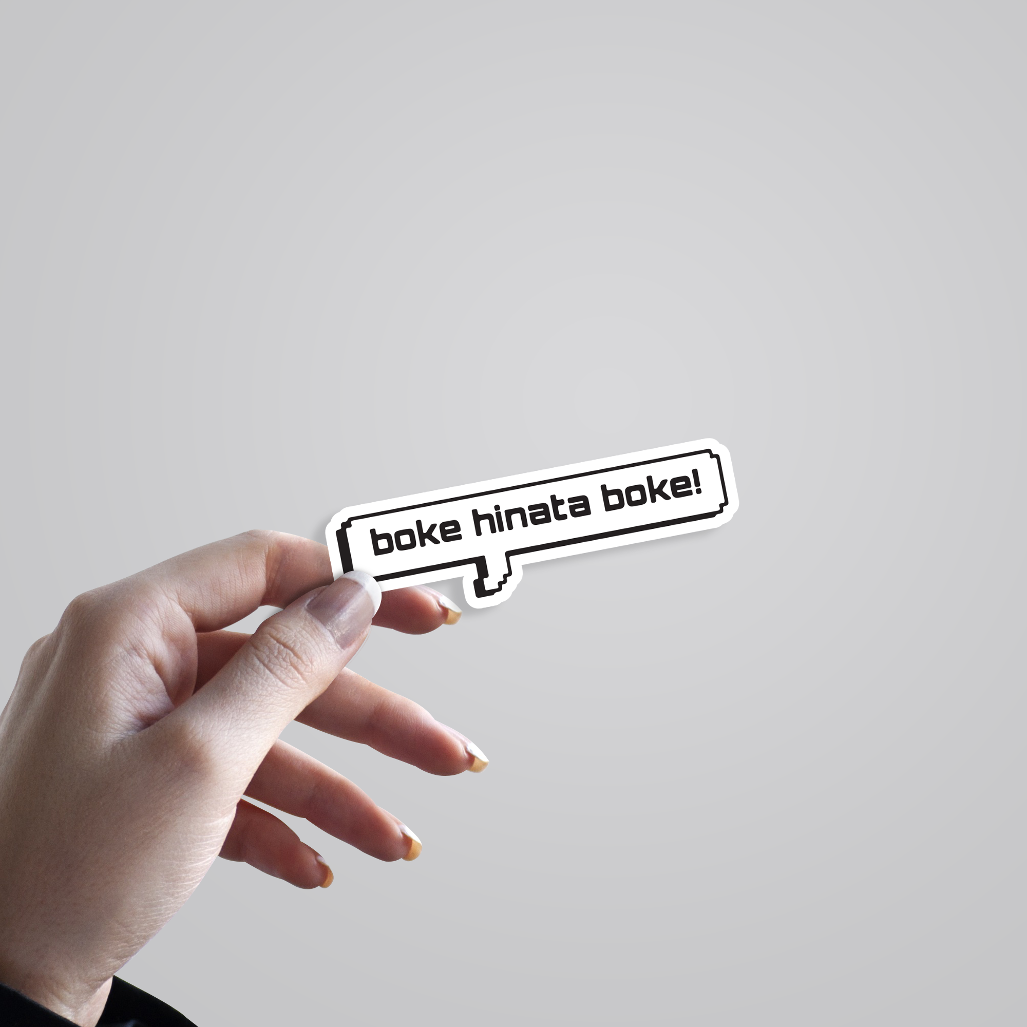 Fomo Store Stickers Anime Boke Hinata Boke