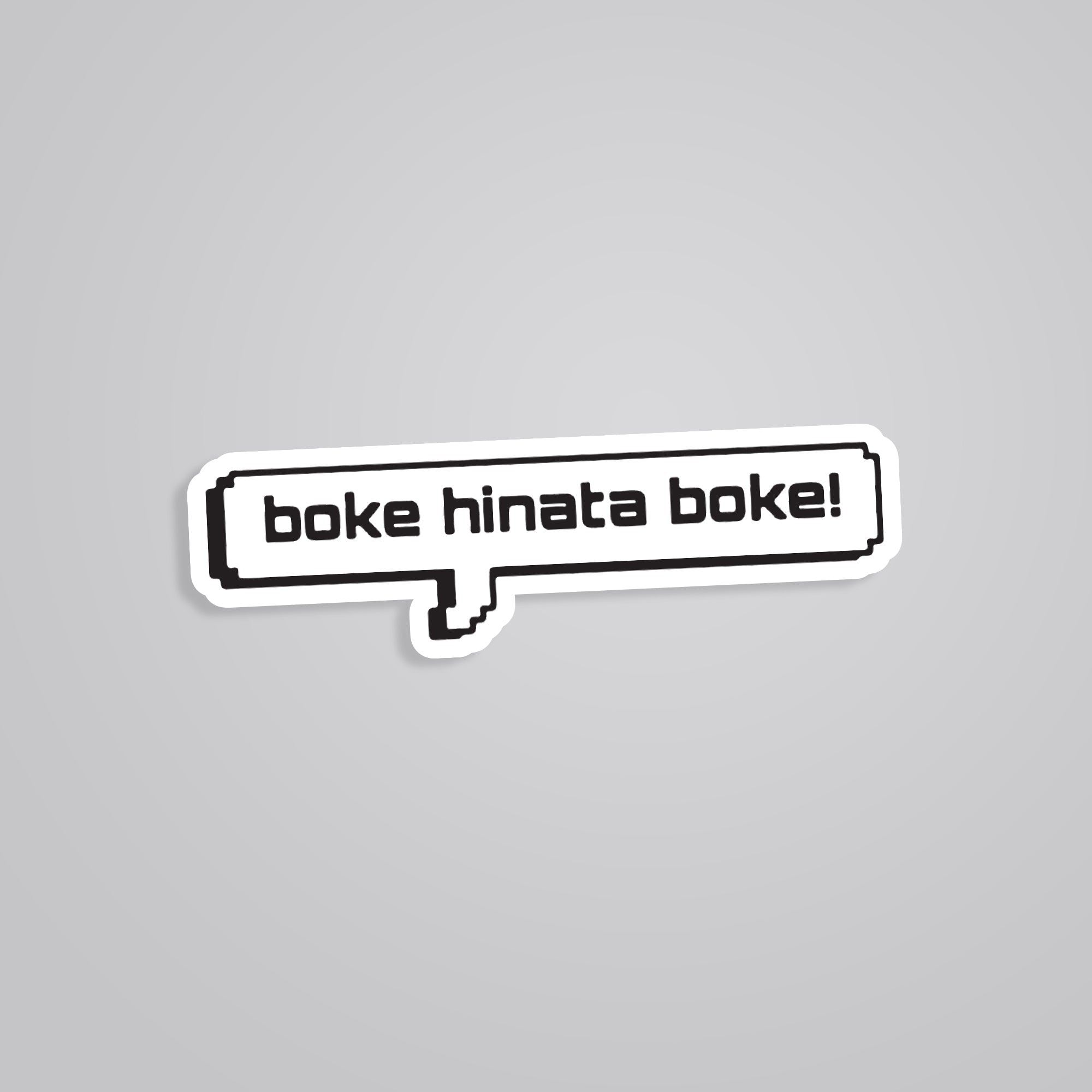 Fomo Store Stickers Anime Boke Hinata Boke