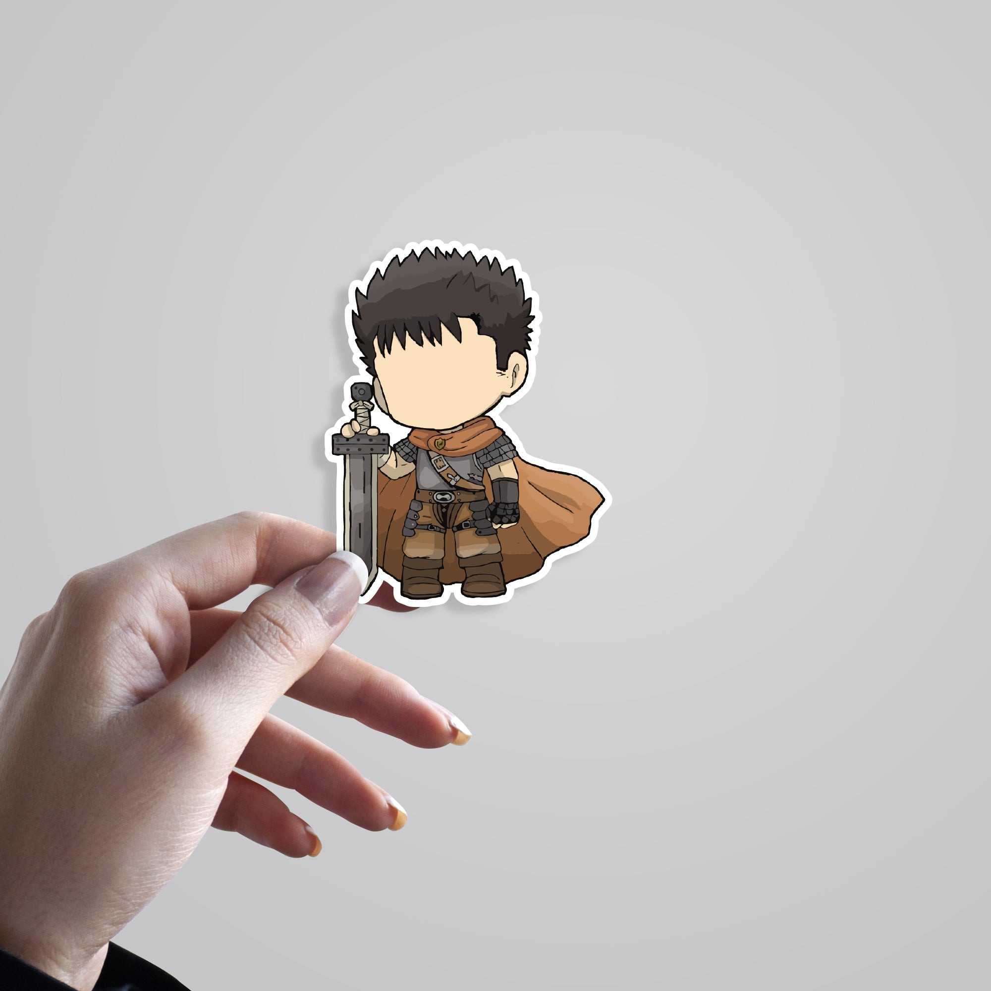 Chibi Guts Anime Stickers