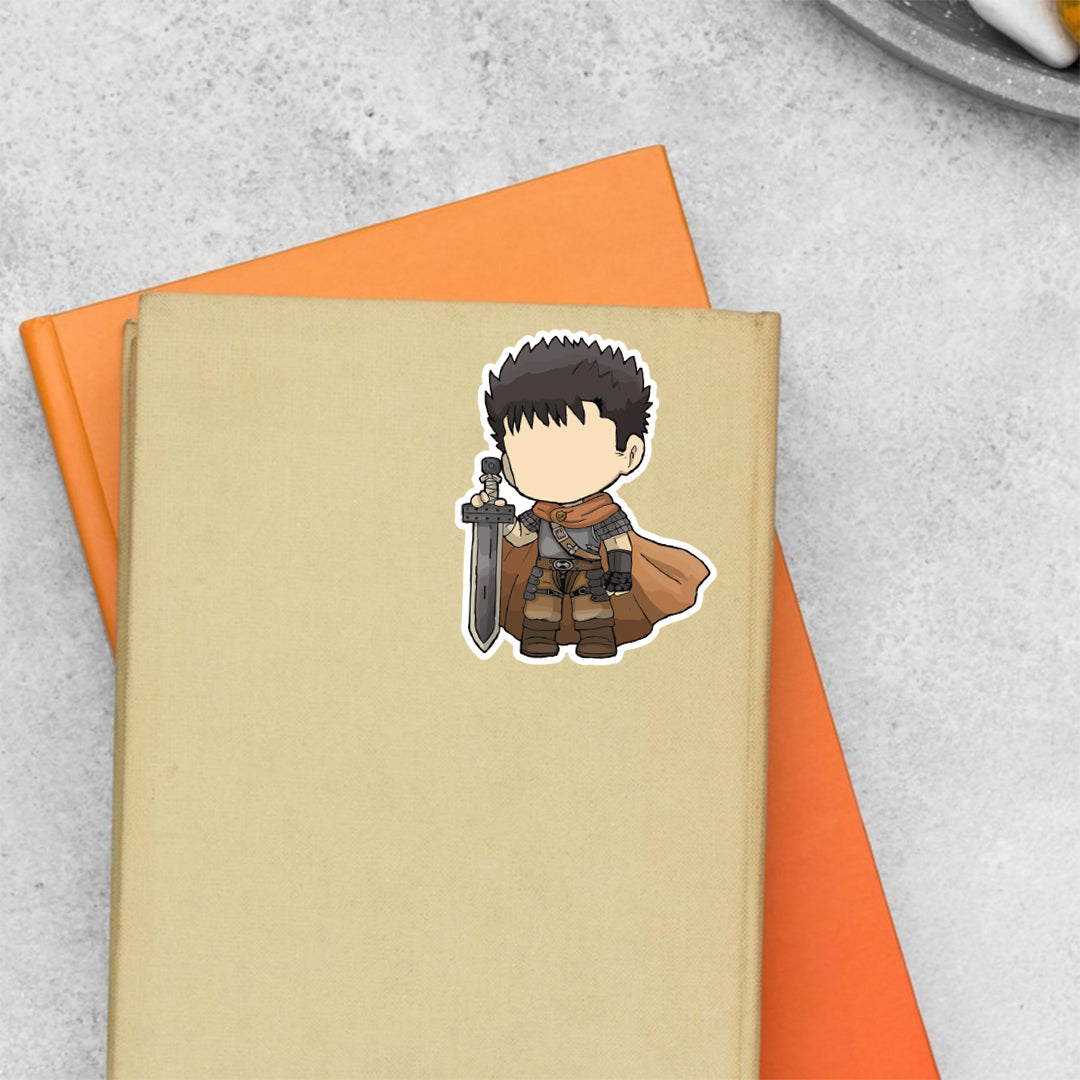 Chibi Guts Anime Stickers