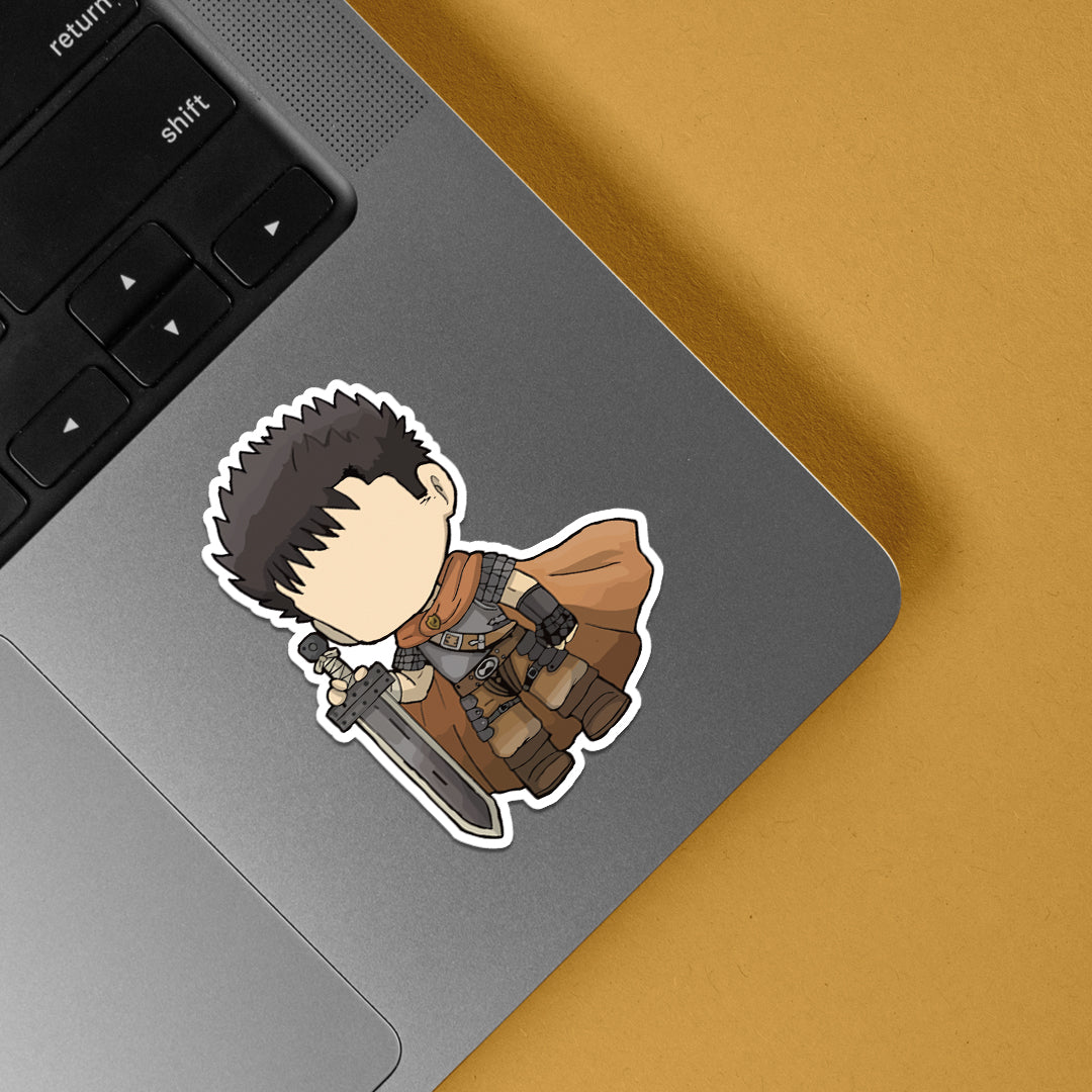 Chibi Guts Anime Stickers