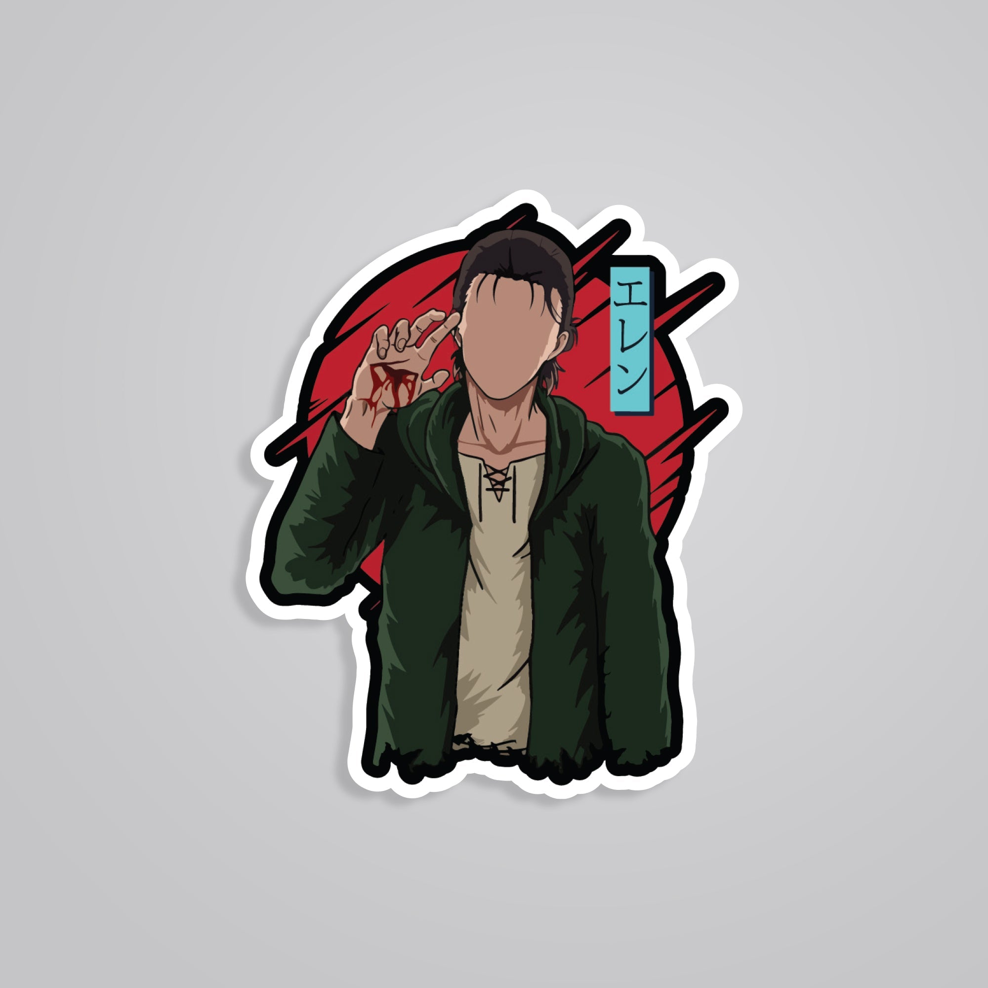 Fomo Store Stickers Anime Eren