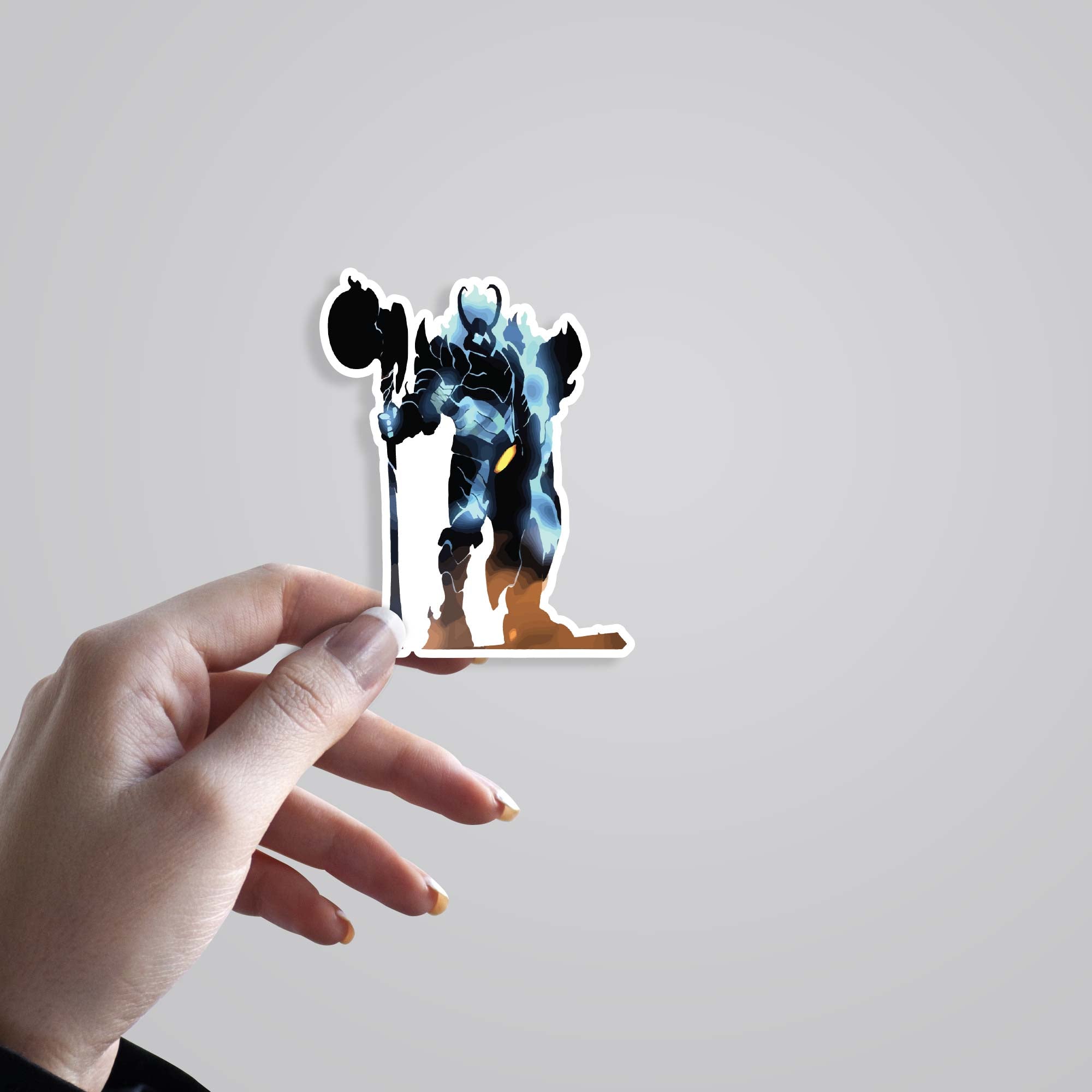 Iron Solo Leveling Anime Stickers