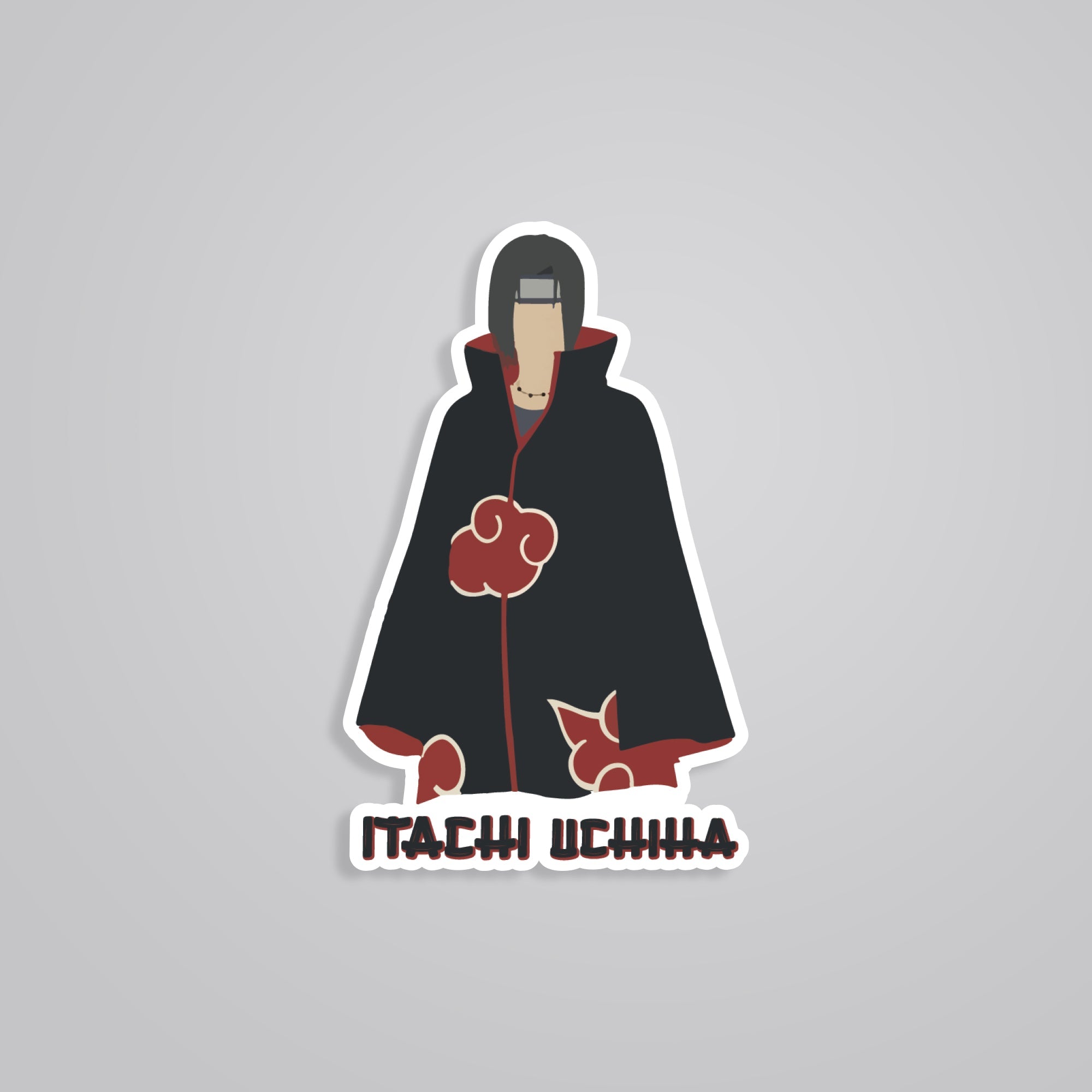 Fomo Store Stickers Anime Itachi Uchiha Minimalist