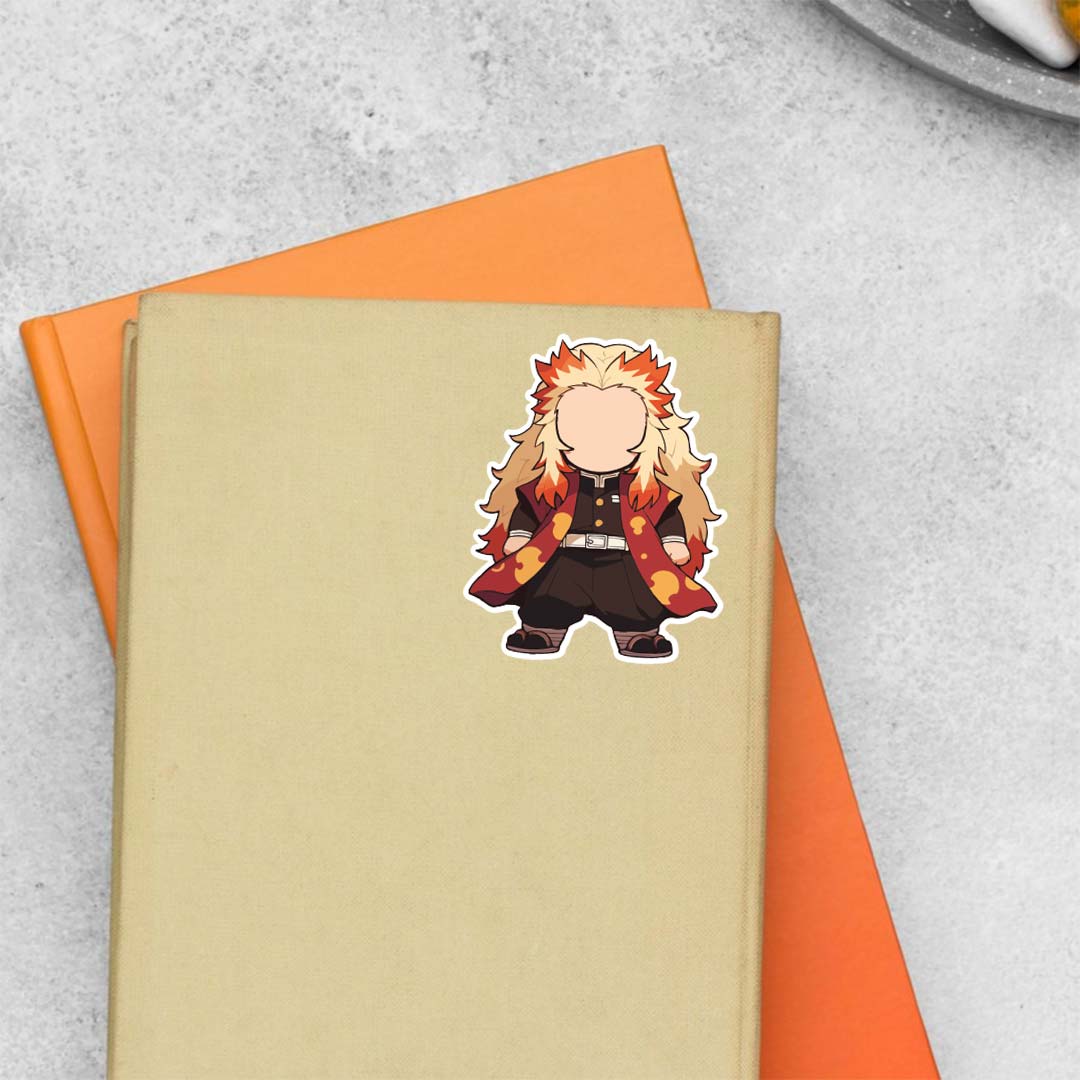 Rengoku Chibi Anime Stickers