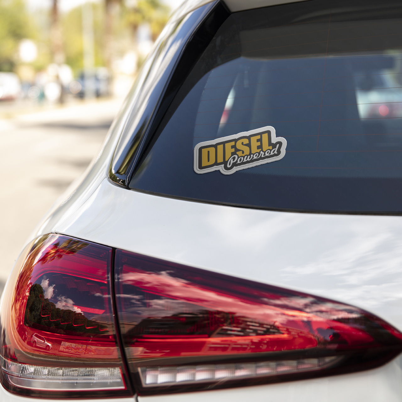 Diesel Powered Cars & Bikes Stickers