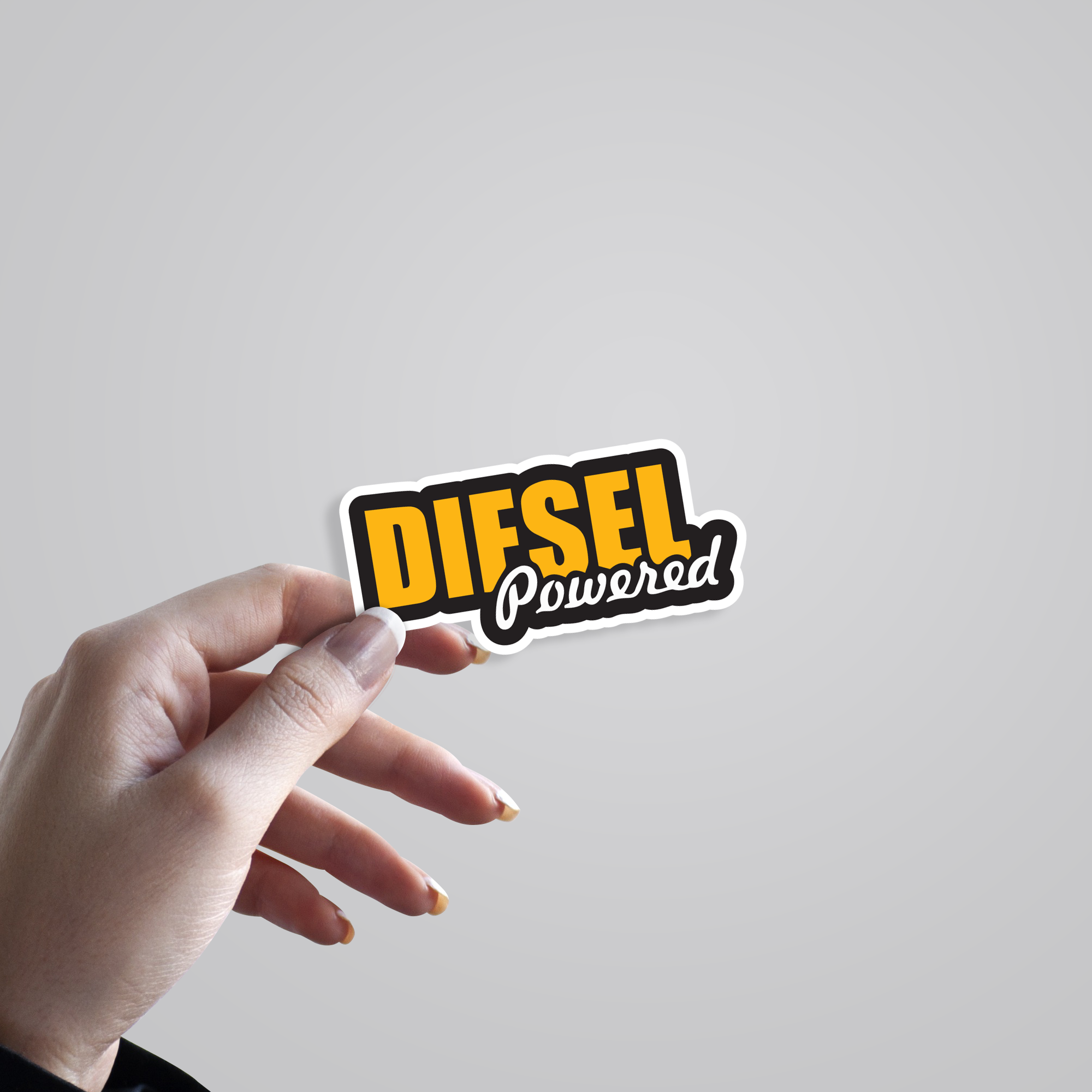 Diesel Powered Cars & Bikes Stickers