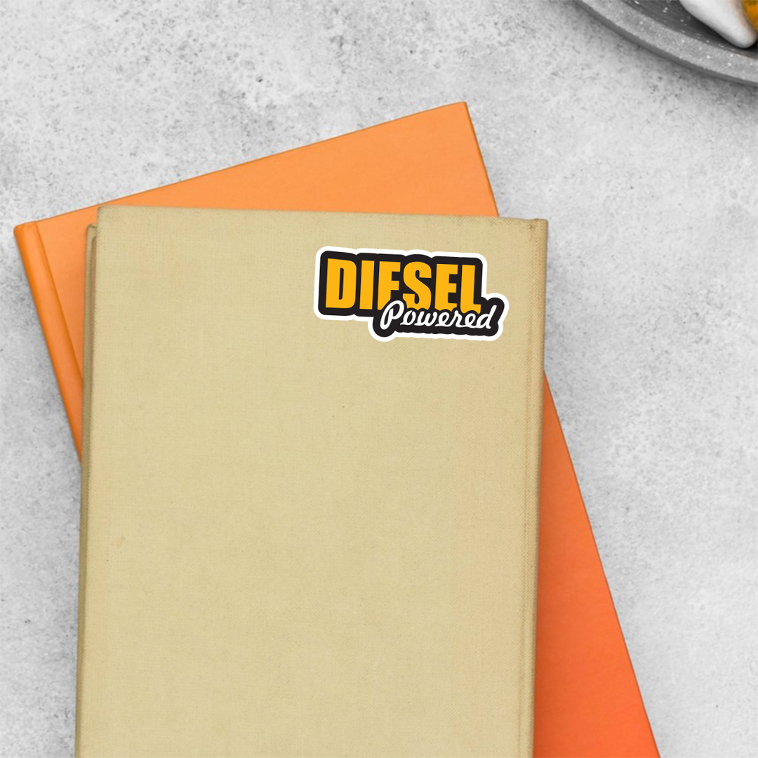 Diesel Powered Cars & Bikes Stickers