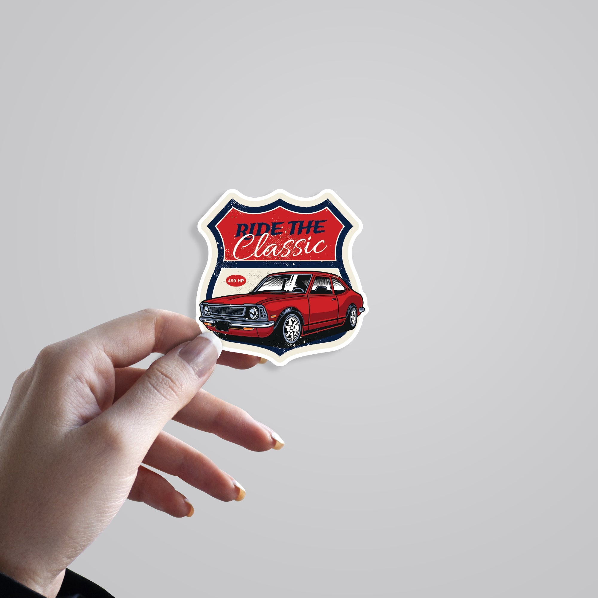 Ride The Classic Cars & Bikes Stickers