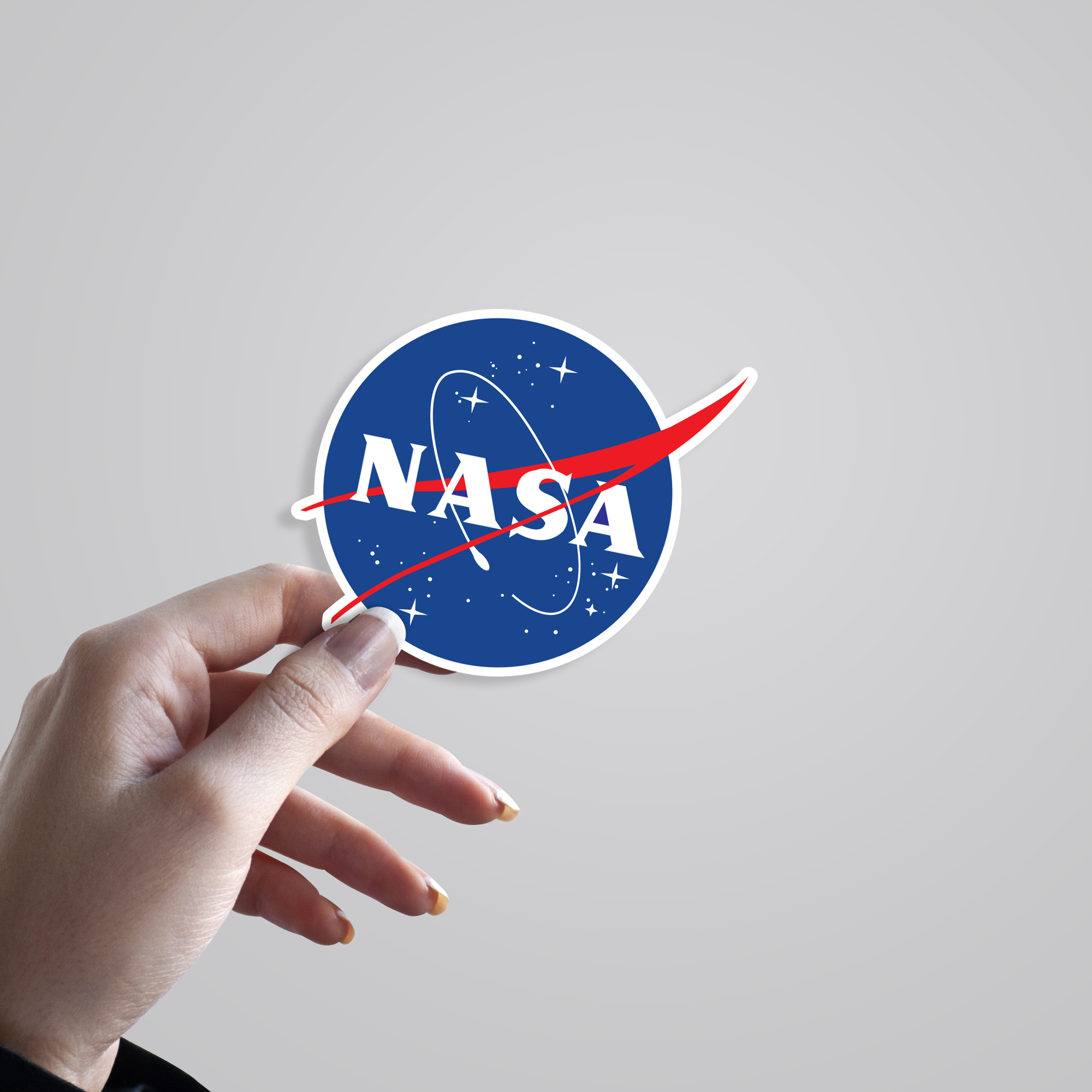 Fomo Store Stickers Casual NASA Circle Logo