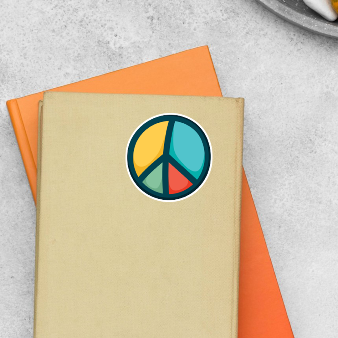 Peace Sign Casual Stickers