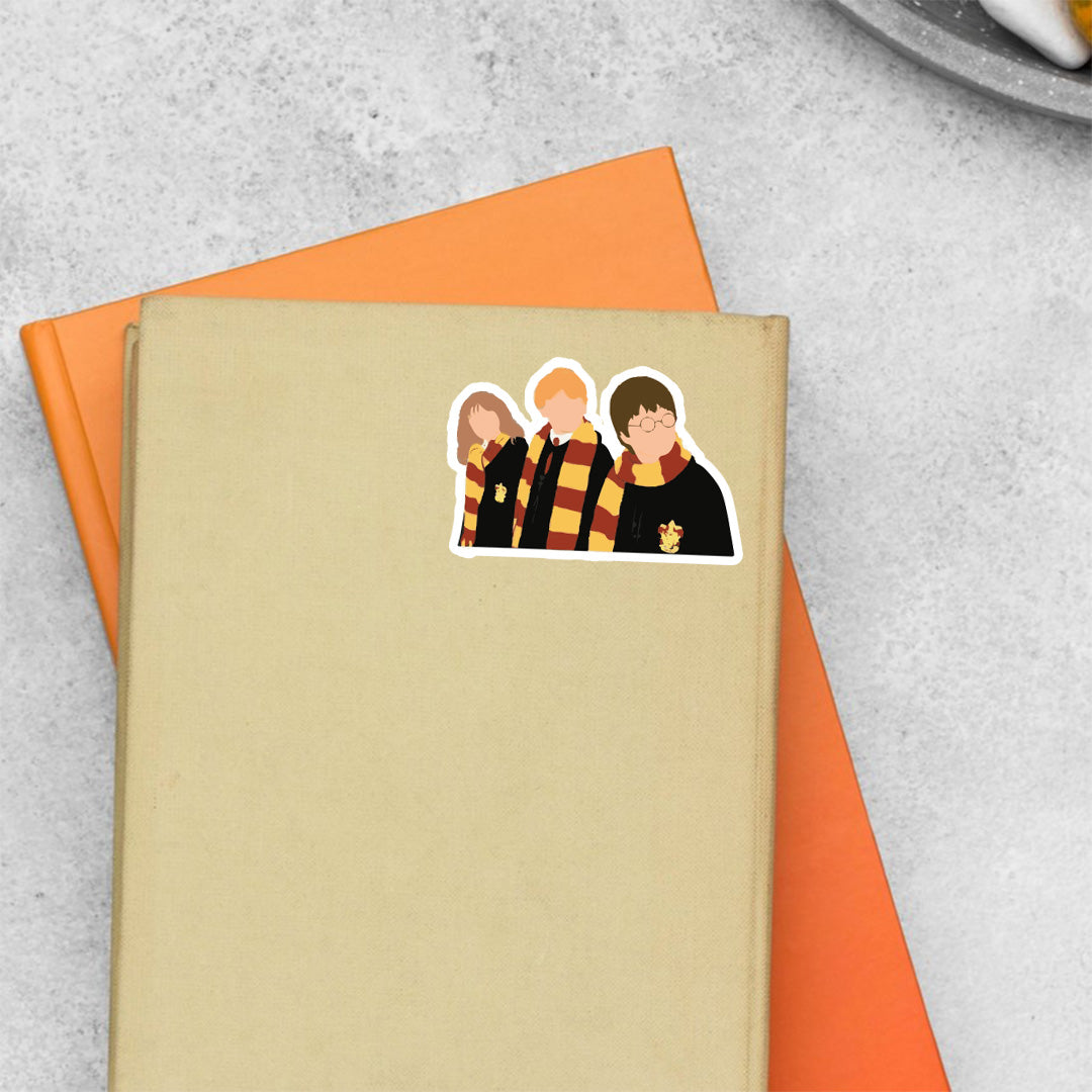 The Golden Trio Movies Stickers