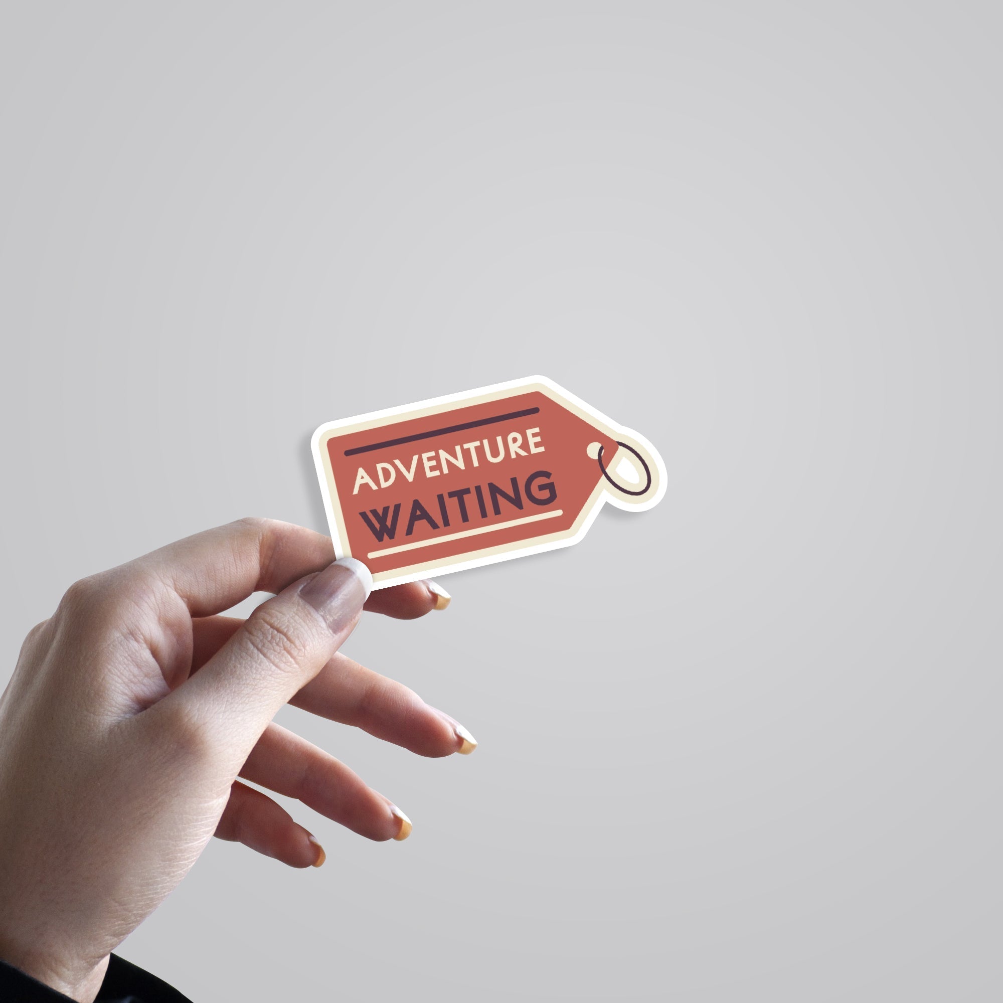 Adventure Waiting Travels Stickers