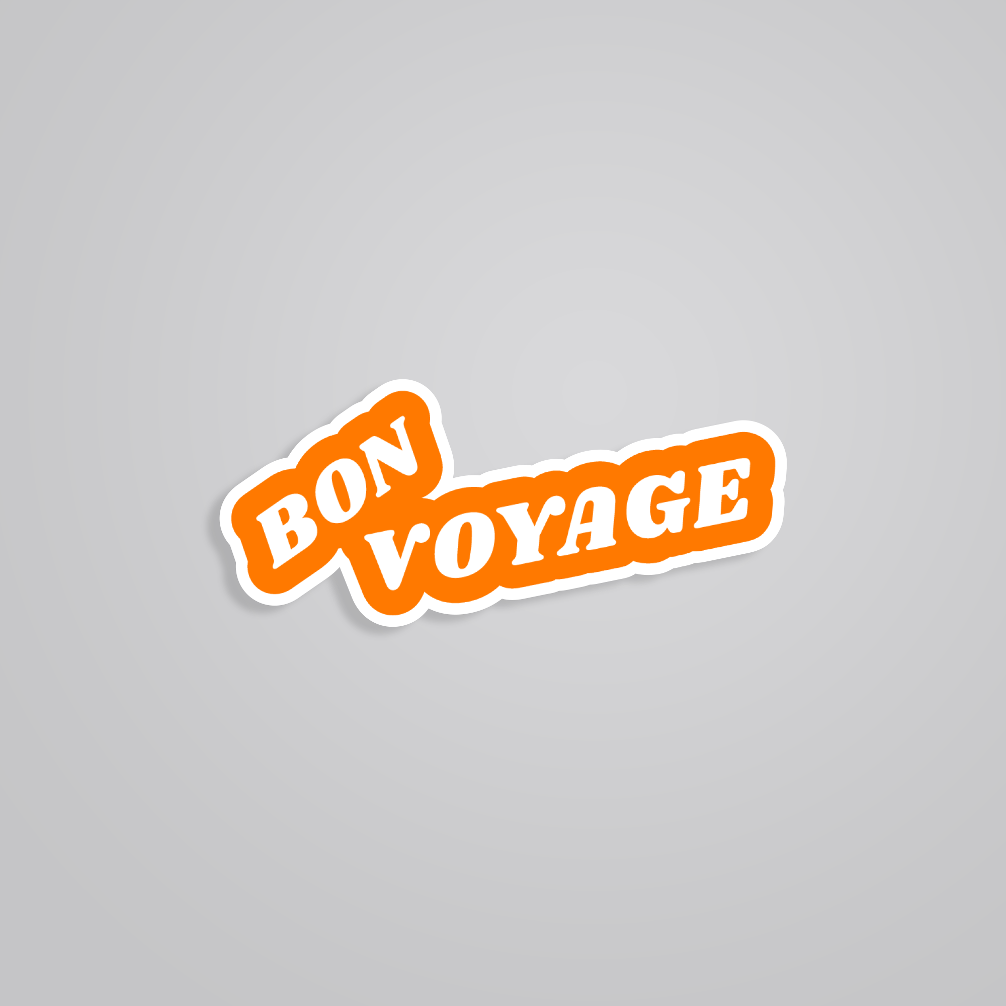 Fomo Store Stickers Travels Bon Voyage  