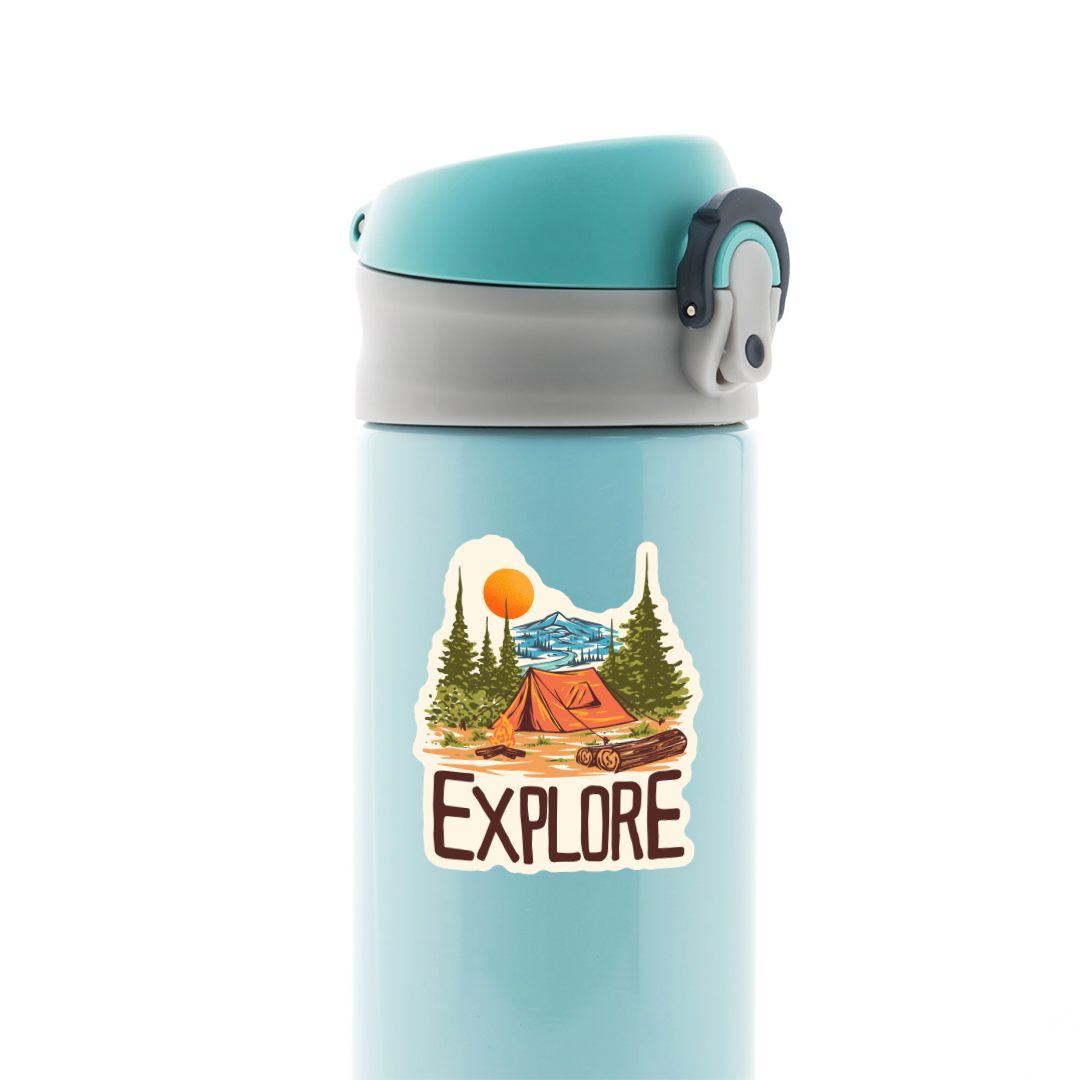 Explore the Wild Travels Stickers