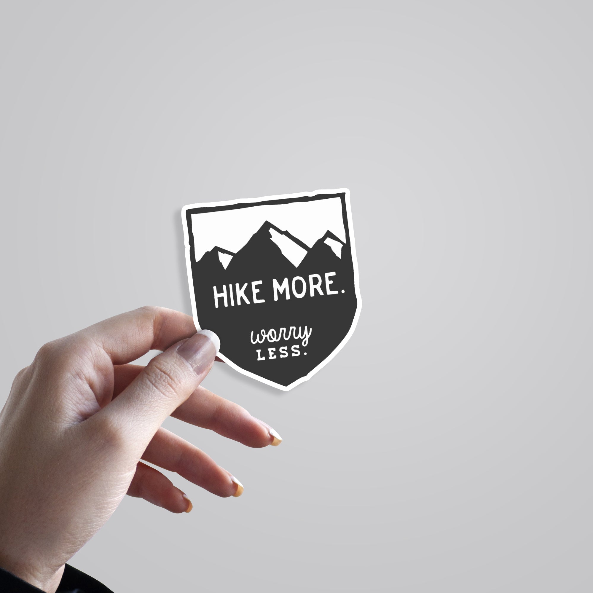 Hike More Worry Less Travels Stickers